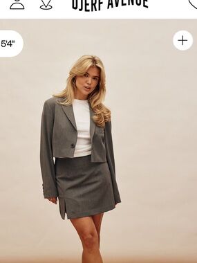 Djerf Avenue Gray blazer